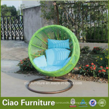 Cadeira de vime do balanço do jardim sintético exterior da mobília moderna do Rattan (CF1434H)